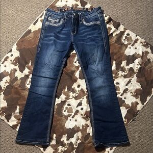 Rock Revival Tansy Mid-Rise Curvy Bootcut Jeans 29